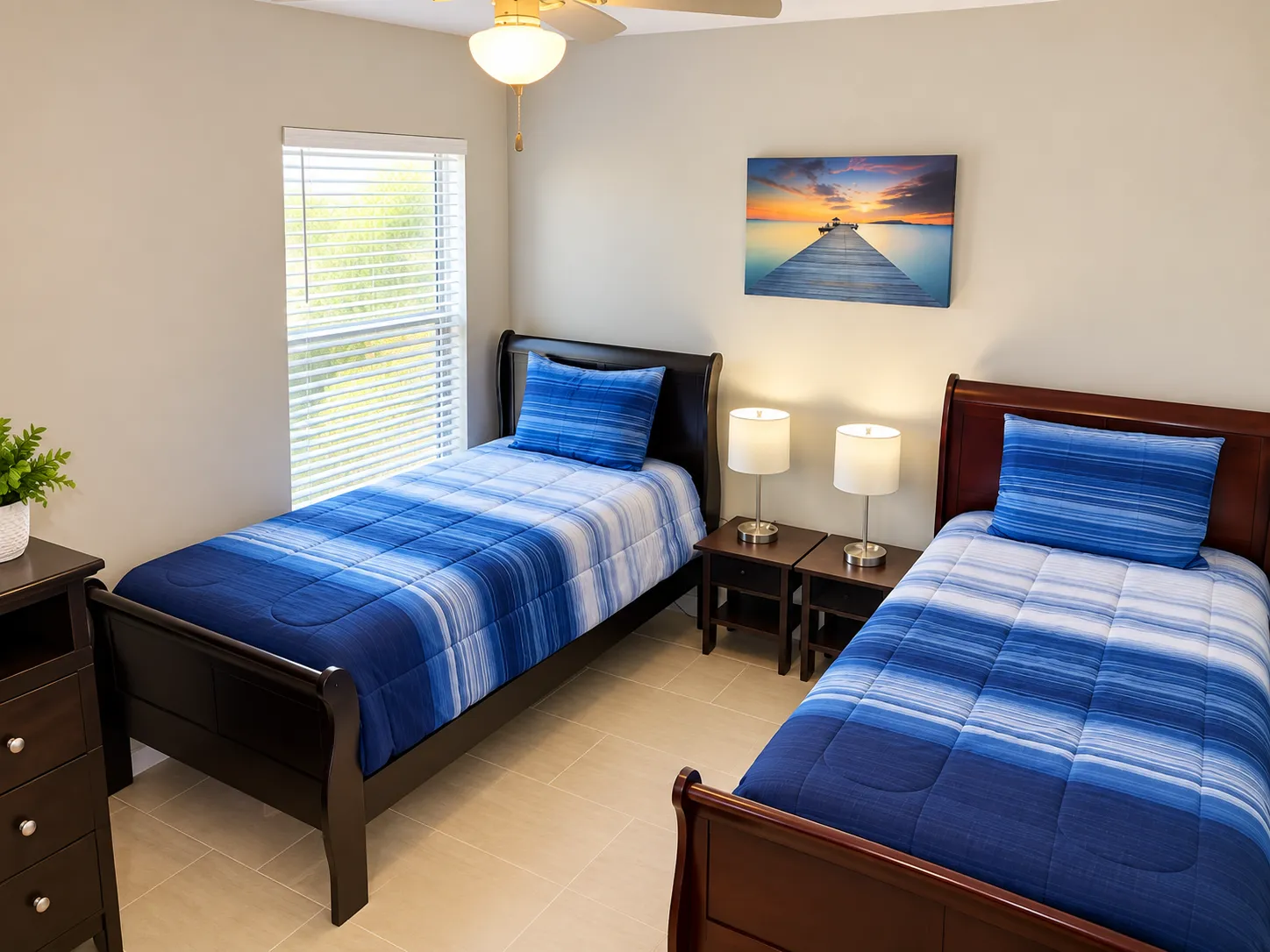 Resident bedroom — assisted living in Cape Coral, FL